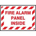 Accuform SAFETY LABEL FIRE ALARM PANEL INSIDE LFXG544XVE LFXG544XVE